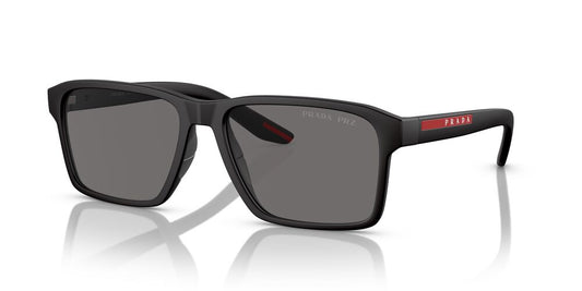 Aros De Sol Prada Linea Rossa Ps 05Ys Black Rubber