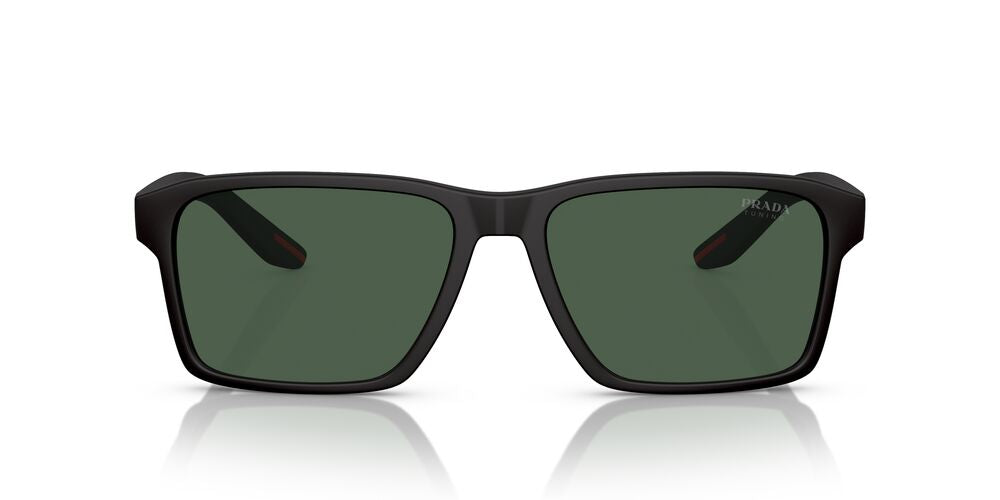 Aros De Sol Prada Linea Rossa Ps 05Ys Black Rubber