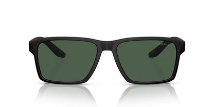 Aros De Sol Prada Linea Rossa Ps 05Ys Black Rubber