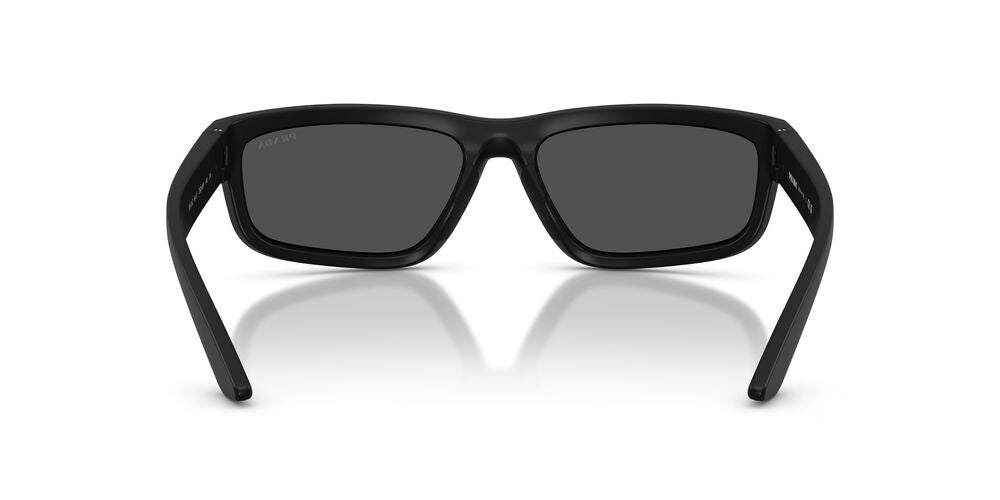 Aros De Sol Prada Linea Rossa Ps 05Zs Black Rubbered