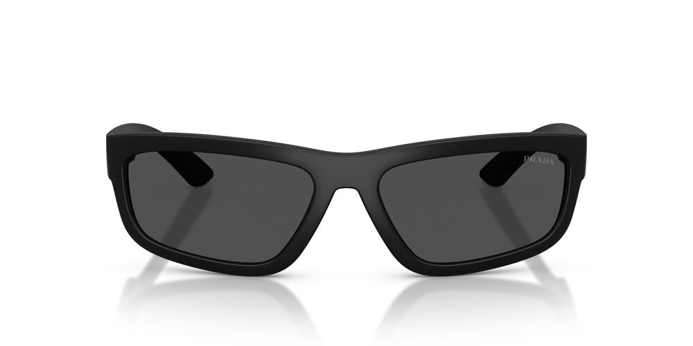 Aros De Sol Prada Linea Rossa Ps 05Zs Black Rubbered