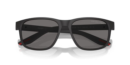 Aros De Sol Prada Linea Rossa Ps 06Ys Black Rubber