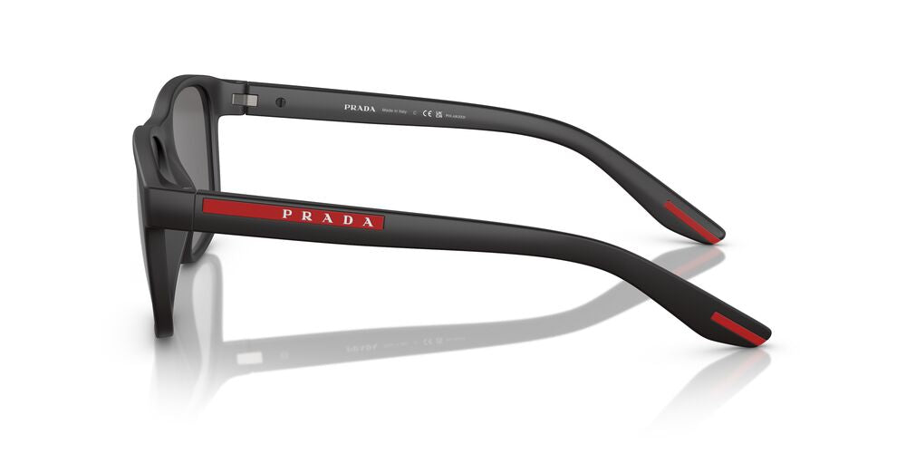 Aros De Sol Prada Linea Rossa Ps 06Ys Black Rubber