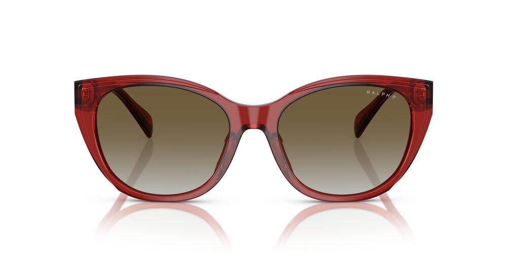 Aros De Sol Ralph Ra5324U Shiny Transparent Burgundy