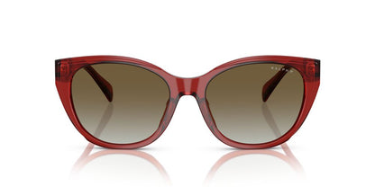 Aros De Sol Ralph Ra5324U Shiny Transparent Burgundy