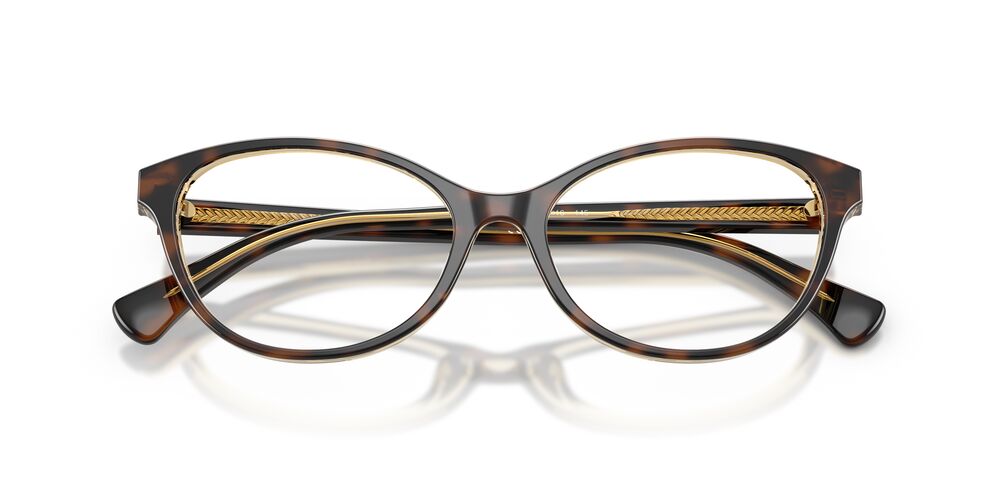 Aros Oftálmicos Ralph Lauren Ra7186U Oscuro Tortoise On Clear