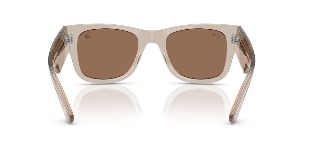 Aros De Sol Ray-Ban RB0840S Transparent Light Brown