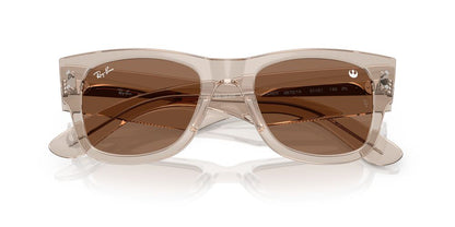 Aros De Sol Ray-Ban RB0840S Transparent Light Brown