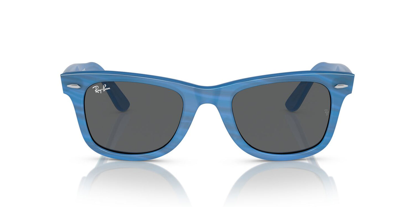 Aros De Sol Ray-Ban Rb2140 Photo Striped Blue