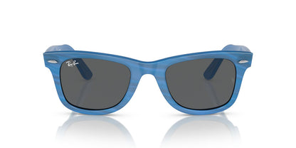 Aros De Sol Ray-Ban Rb2140 Photo Striped Blue