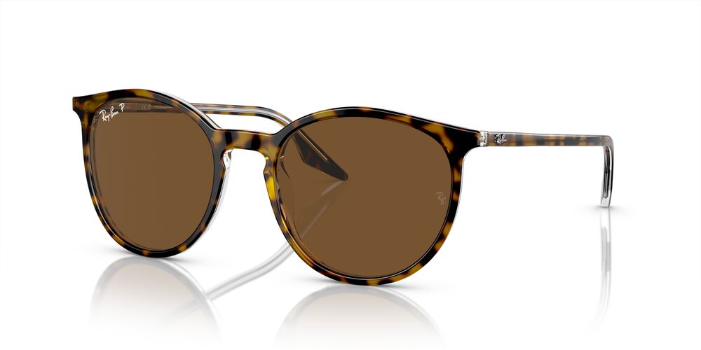 Aros De Sol Ray-Ban Rb2204 Havana On Transparent