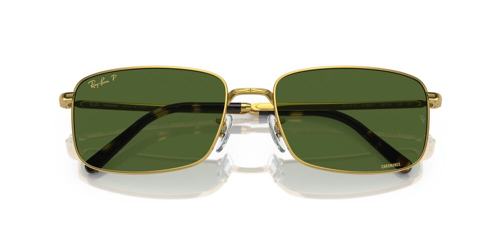 Aros De Sol Ray-Ban Rb3717 Legend Gold