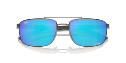 Aros De Sol Ray-Ban Rb3737Ch Gunmetal