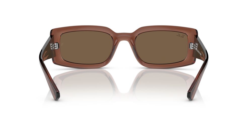 Aros De Sol Ray-Ban Rb4395 Transparent Brown
