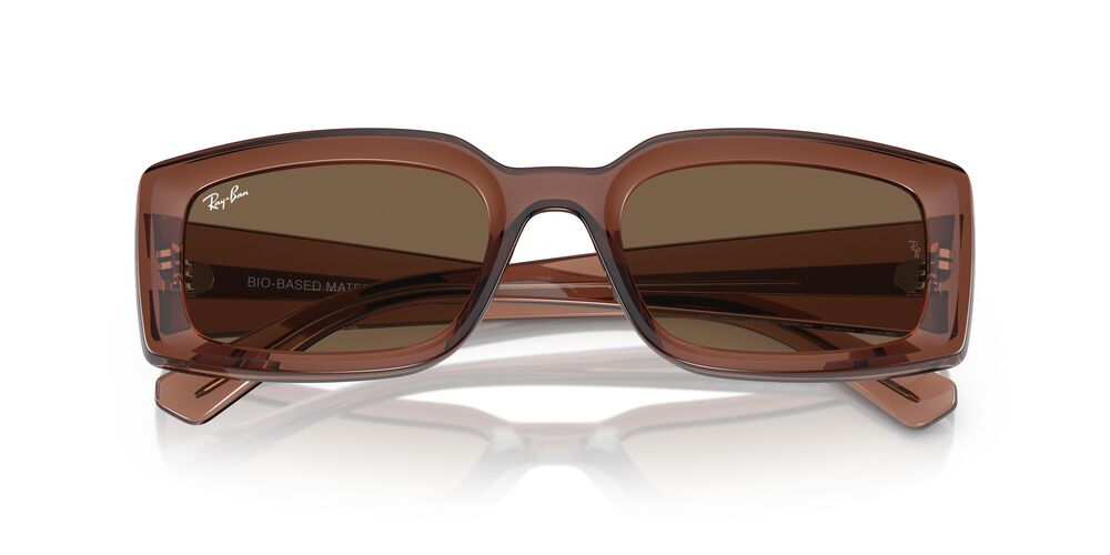 Aros De Sol Ray-Ban Rb4395 Transparent Brown