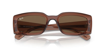 Aros De Sol Ray-Ban Rb4395 Transparent Brown