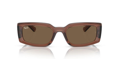 Aros De Sol Ray-Ban Rb4395 Transparent Brown