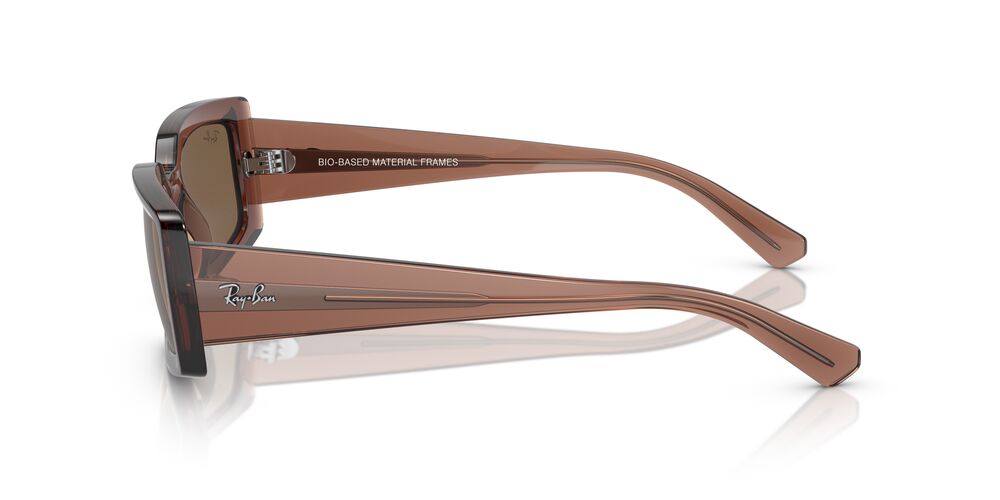 Aros De Sol Ray-Ban Rb4395 Transparent Brown