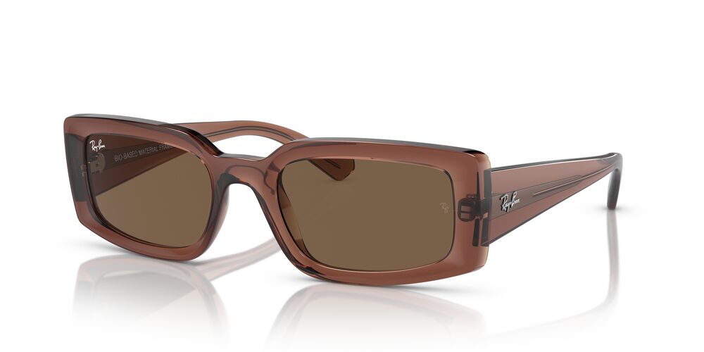 Aros De Sol Ray-Ban Rb4395 Transparent Brown