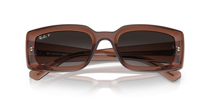 Aros De Sol Ray-Ban Rb4395 Transparent Brown
