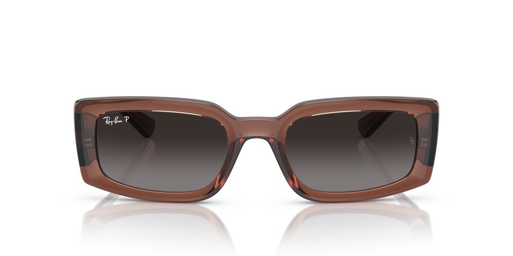 Aros De Sol Ray-Ban Rb4395 Transparent Brown