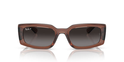 Aros De Sol Ray-Ban Rb4395 Transparent Brown