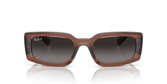 Aros De Sol Ray-Ban Rb4395 Transparent Brown