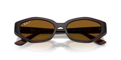 Aros De Sol Ray-Ban RB4473D Dark Brown