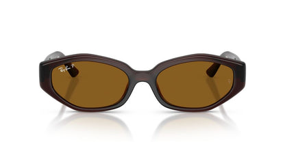 Aros De Sol Ray-Ban RB4473D Dark Brown