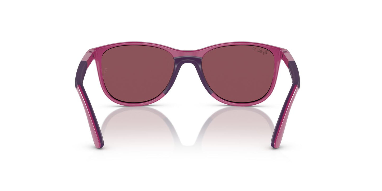 Aros De Sol Ray-Ban Junior Rj9077S Fucsia On Rubber Violet