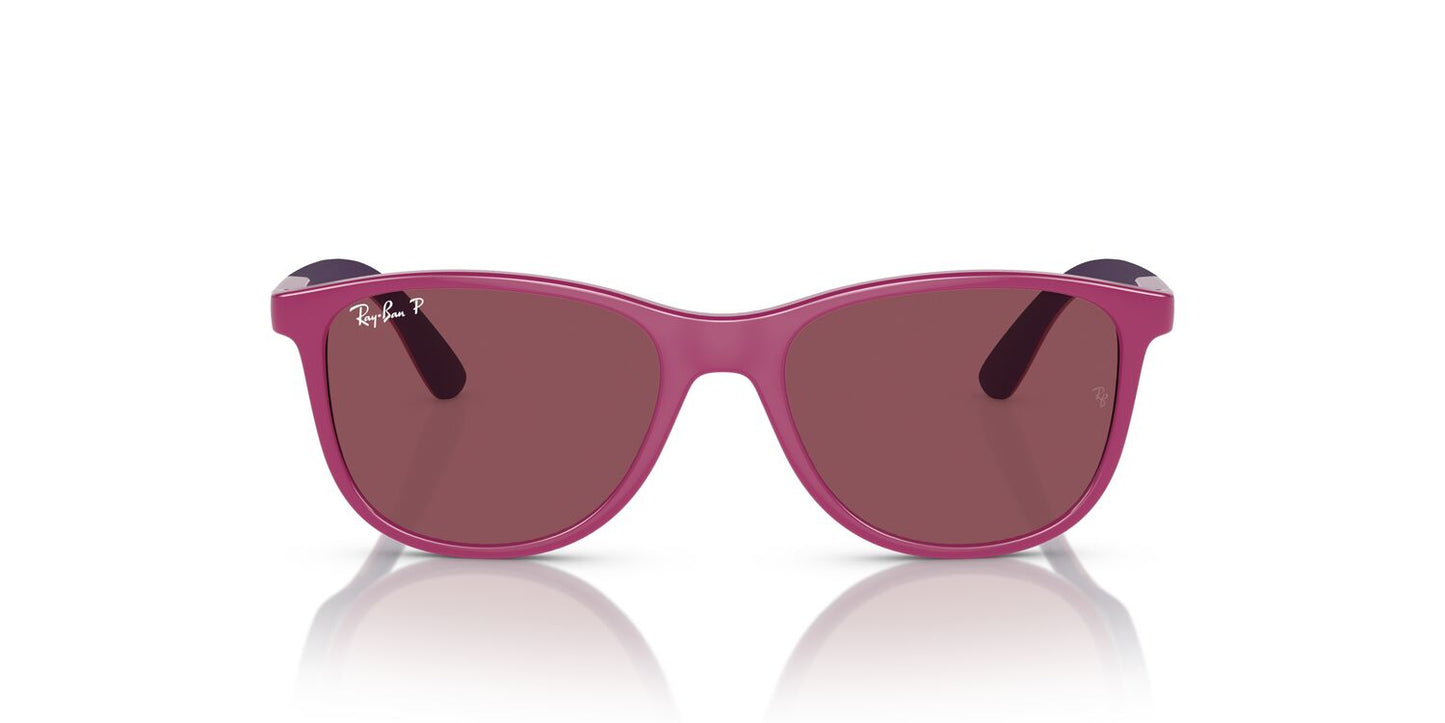 Aros De Sol Ray-Ban Junior Rj9077S Fucsia On Rubber Violet