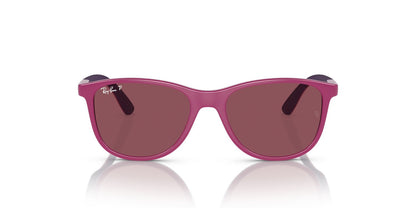 Aros De Sol Ray-Ban Junior Rj9077S Fucsia On Rubber Violet