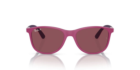 Aros De Sol Ray-Ban Junior Rj9077S Fucsia On Rubber Violet