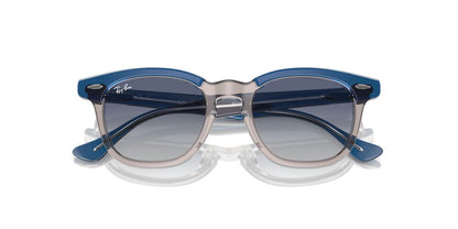 Aros De Sol Ray-Ban Junior Rj9098S Top Dark Blue/Brown/Light Grey