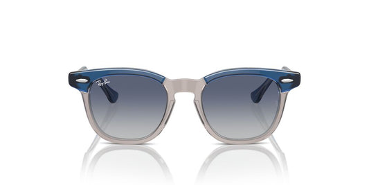 Aros De Sol Ray-Ban Junior Rj9098S Top Dark Blue/Brown/Light Grey