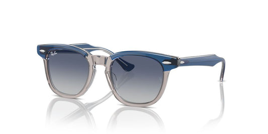 Aros De Sol Ray-Ban Junior Rj9098S Top Dark Blue/Brown/Light Grey