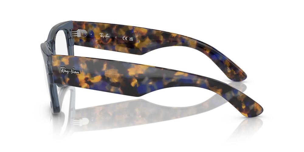 Aros Oftálmicos Ray-Ban Rx0840V Clear Oscuro Azul