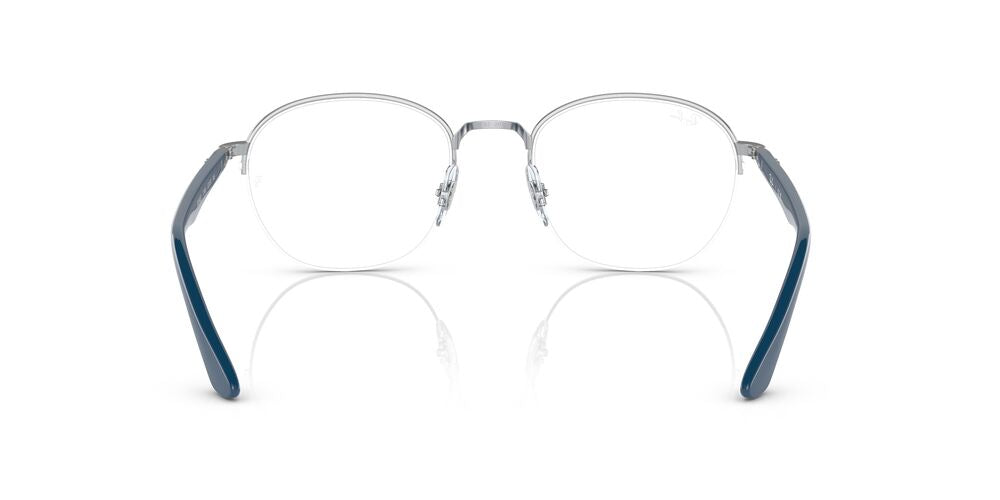 Aros Oftálmicos Ray-Ban Rx6487 Azul Vallarta On Silver