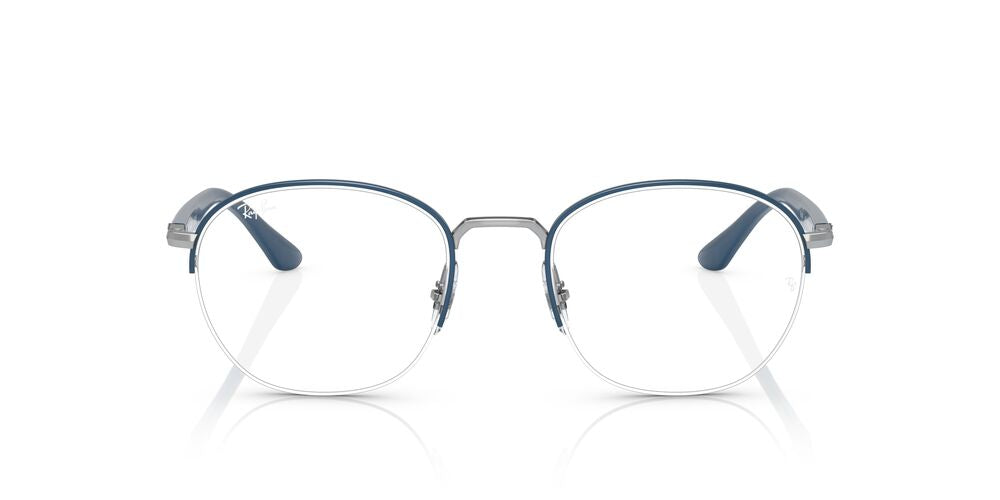 Aros Oftálmicos Ray-Ban Rx6487 Azul Vallarta On Silver