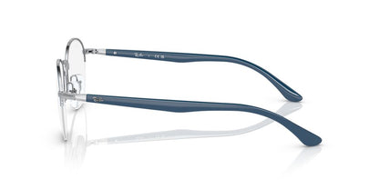 Aros Oftálmicos Ray-Ban Rx6487 Azul Vallarta On Silver