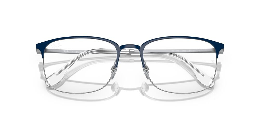 Aros Oftálmicos Ray-Ban Rx6494 Blu On Silver