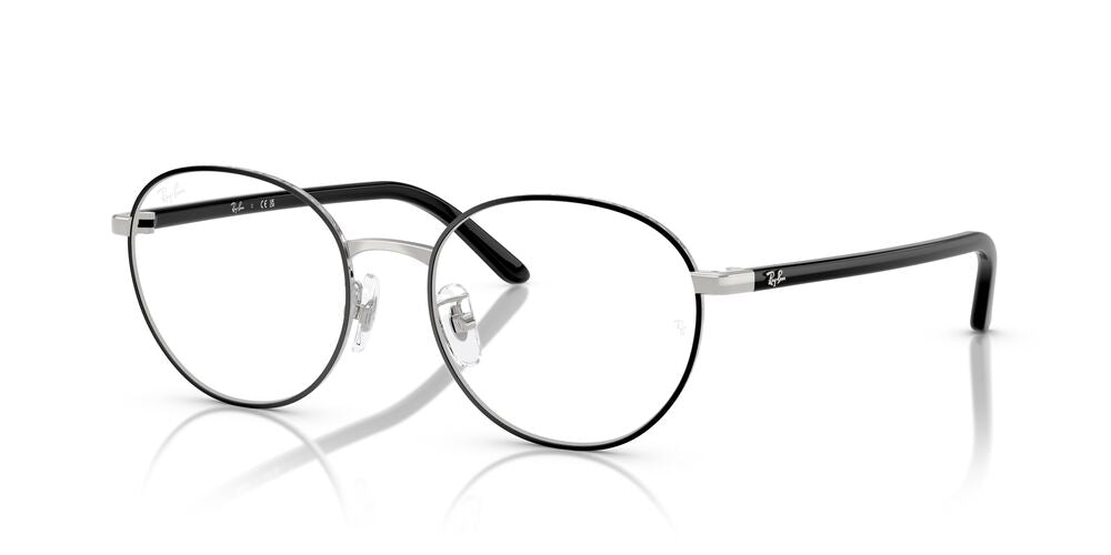 Aros Oftálmicos Ray-Ban Rx6538D Negro On Silver