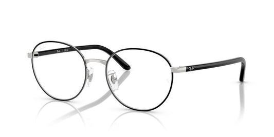 Aros Oftálmicos Ray-Ban Rx6538D Negro On Silver