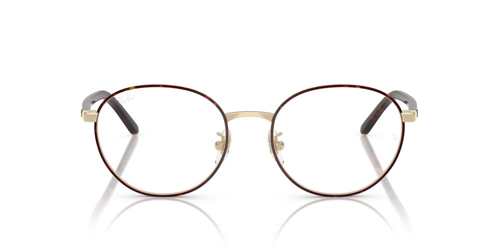 Aros Oftálmicos Ray-Ban Rx6538D Havana On Pale Dorado
