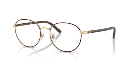 Aros Oftálmicos Ray-Ban Rx6538D Havana On Pale Dorado