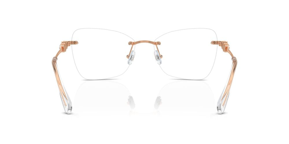 Aros Oftálmicos Swarovski Sk1014 Rosado/Dorado