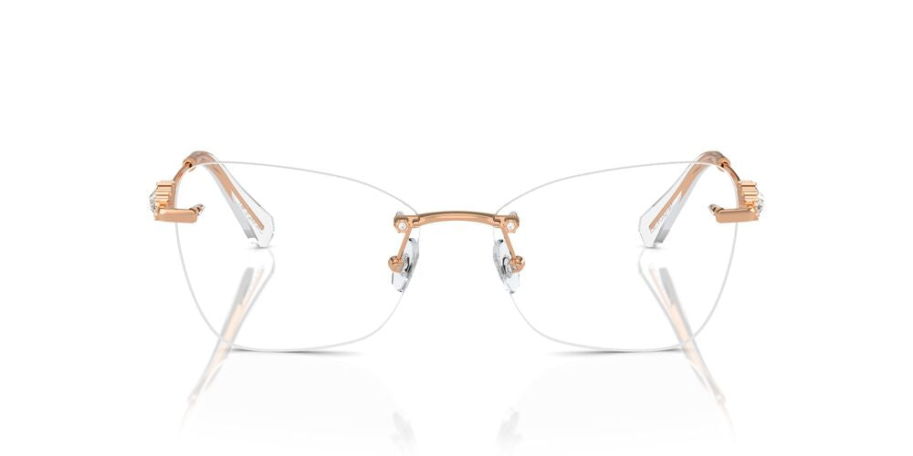 Aros Oftálmicos Swarovski Sk1014 Rosado/Dorado