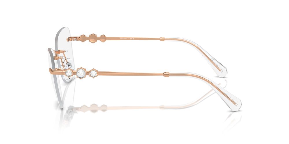 Aros Oftálmicos Swarovski Sk1014 Rosado/Dorado