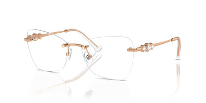 Aros Oftálmicos Swarovski Sk1014 Rosado/Dorado