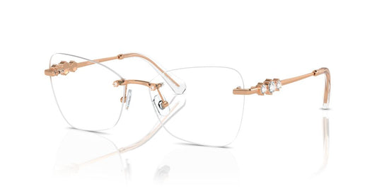Aros Oftálmicos Swarovski Sk1014 Rosado/Dorado